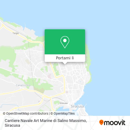 Mappa Cantiere Navale Art Marine di Salino Massimo