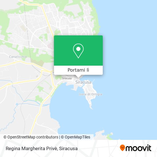 Mappa Regina Margherita Privè