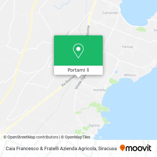 Mappa Caia Francesco & Fratelli Azienda Agricola