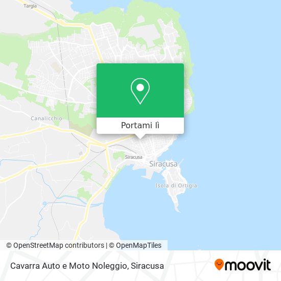 Mappa Cavarra Auto e Moto Noleggio