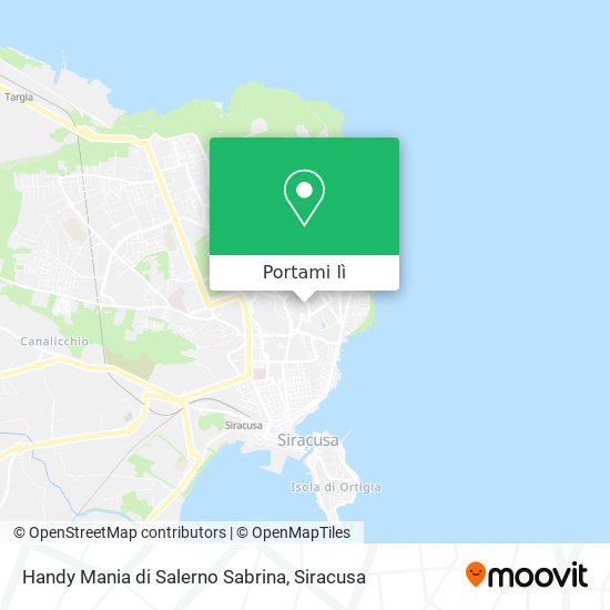 Mappa Handy Mania di Salerno Sabrina