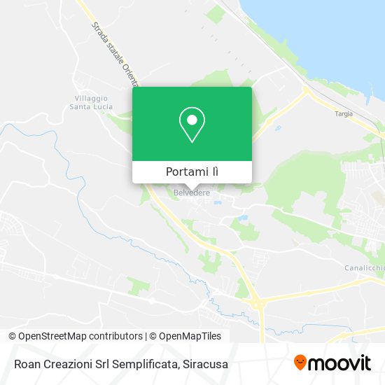 Mappa Roan Creazioni Srl Semplificata