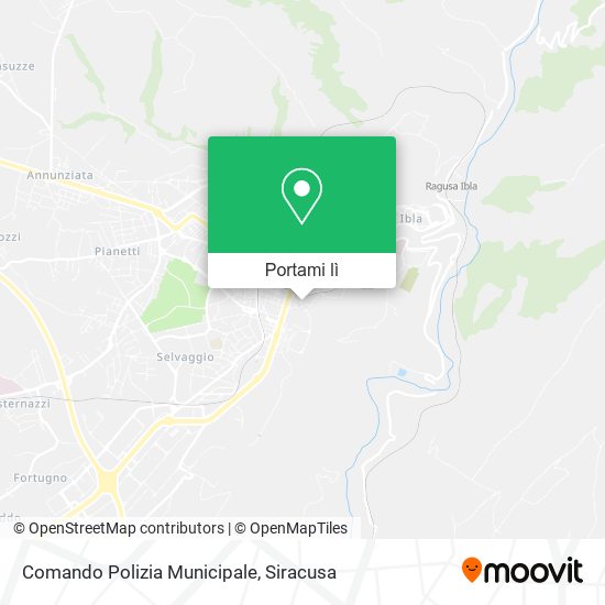 Mappa Comando Polizia Municipale