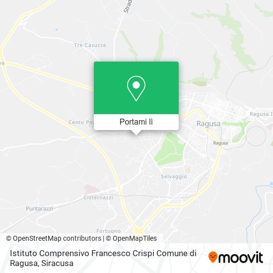 Mappa Istituto Comprensivo Francesco Crispi Comune di Ragusa