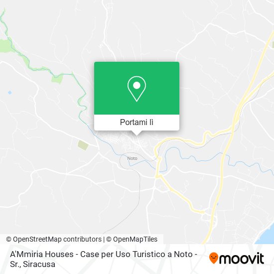 Mappa A'Mmiria Houses - Case per Uso Turistico a Noto - Sr.