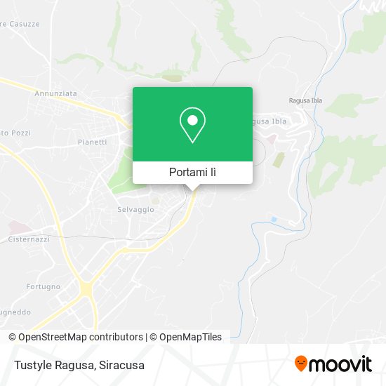 Mappa Tustyle Ragusa