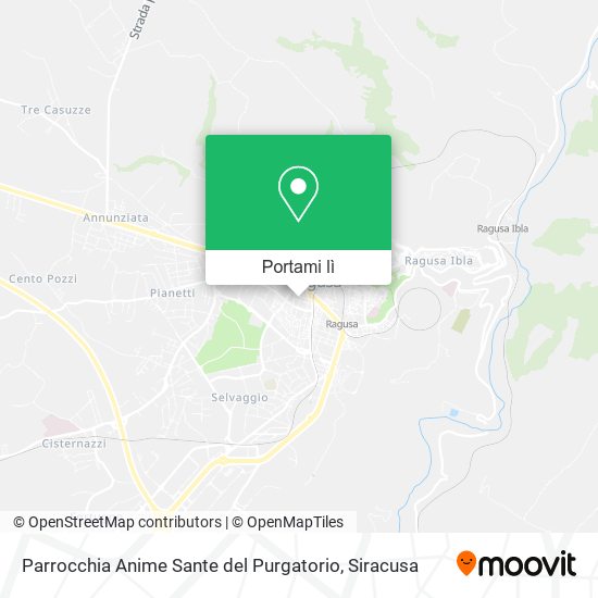 Mappa Parrocchia Anime Sante del Purgatorio