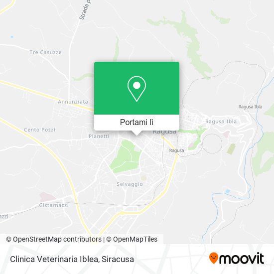 Mappa Clinica Veterinaria Iblea