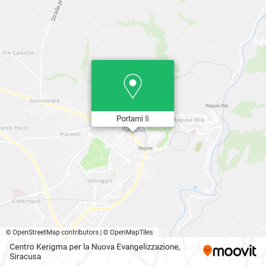 Mappa Centro Kerigma per la Nuova Evangelizzazione