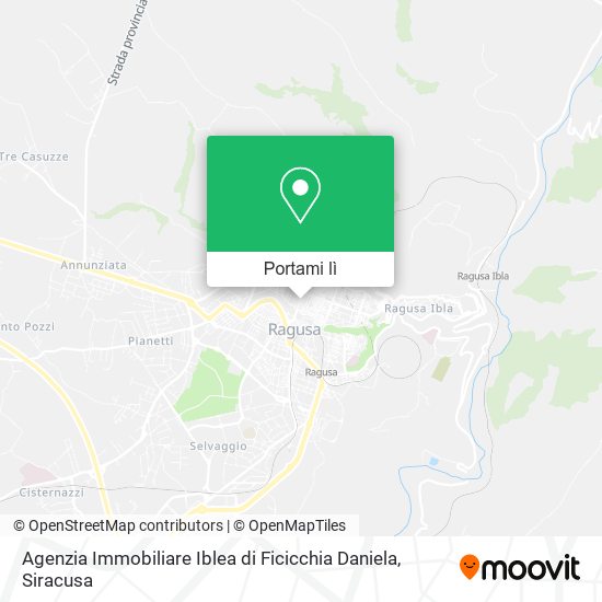 Mappa Agenzia Immobiliare Iblea di Ficicchia Daniela