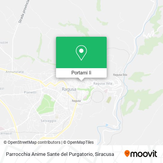 Mappa Parrocchia Anime Sante del Purgatorio