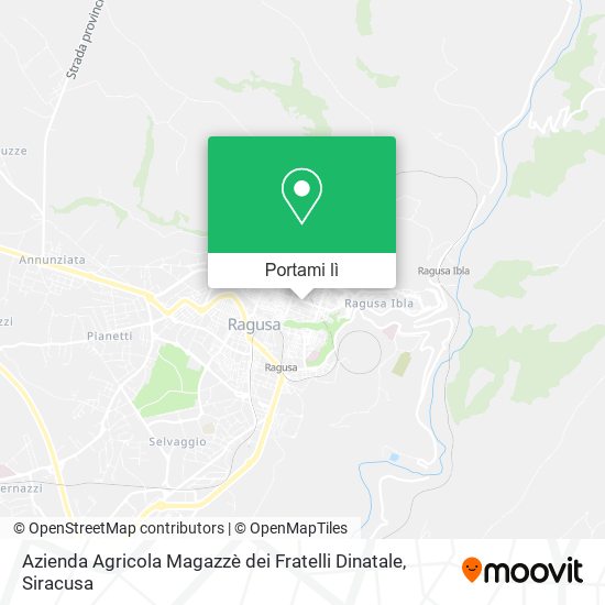 Mappa Azienda Agricola Magazzè dei Fratelli Dinatale