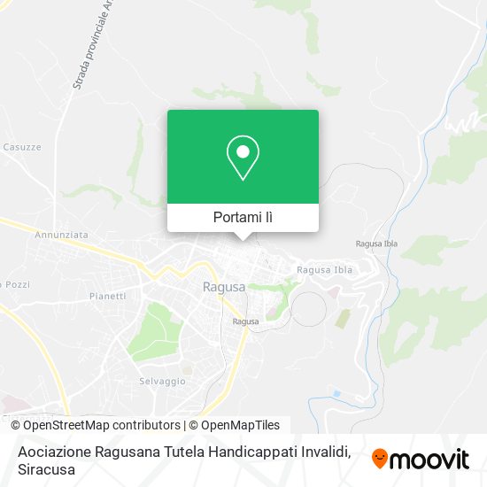 Mappa Aociazione Ragusana Tutela Handicappati Invalidi