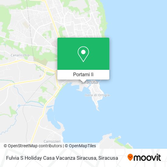 Mappa Fulvia S Holiday Casa Vacanza Siracusa