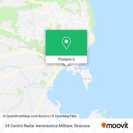 Mappa 34 Centro Radar Aeronautica Militare