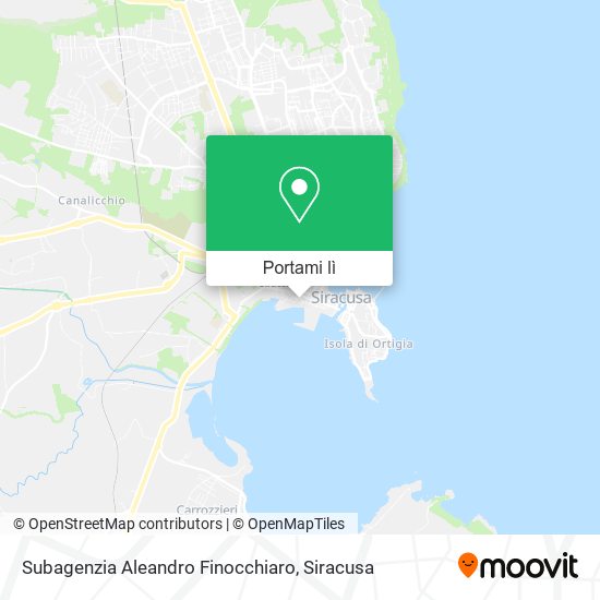 Mappa Subagenzia Aleandro Finocchiaro