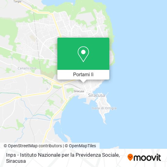 Mappa Inps - Istituto Nazionale per la Previdenza Sociale