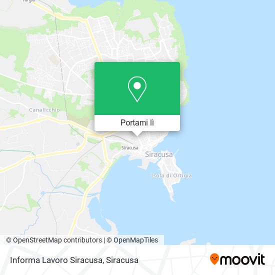 Mappa Informa Lavoro Siracusa