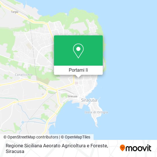 Mappa Regione Siciliana Aeorato Agricoltura e Foreste