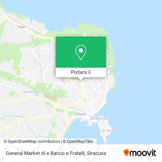 Mappa General Market di e Barcio e Fratelli