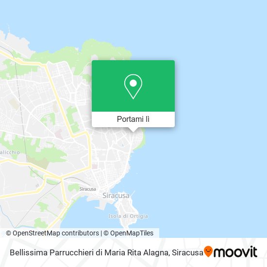 Mappa Bellissima Parrucchieri di Maria Rita Alagna