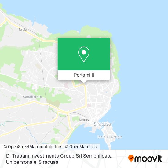 Mappa Di Trapani Investments Group Srl Semplificata Unipersonale