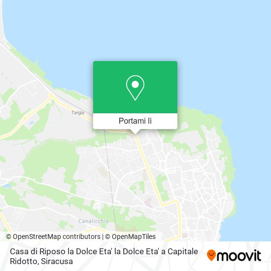 Mappa Casa di Riposo la Dolce Eta' la Dolce Eta' a Capitale Ridotto