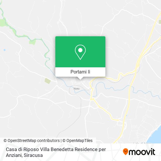 Mappa Casa di Riposo Villa Benedetta Residence per Anziani