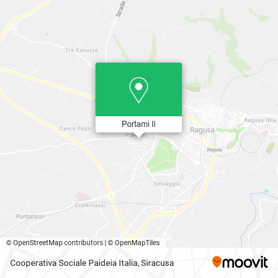 Mappa Cooperativa Sociale Paideia Italia