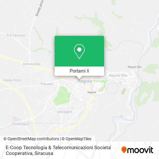 Mappa E-Coop Tecnologia & Telecomunicazioni Societa' Cooperativa