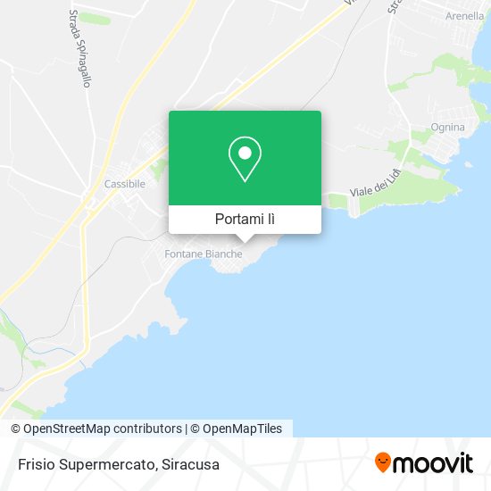 Mappa Frisio Supermercato