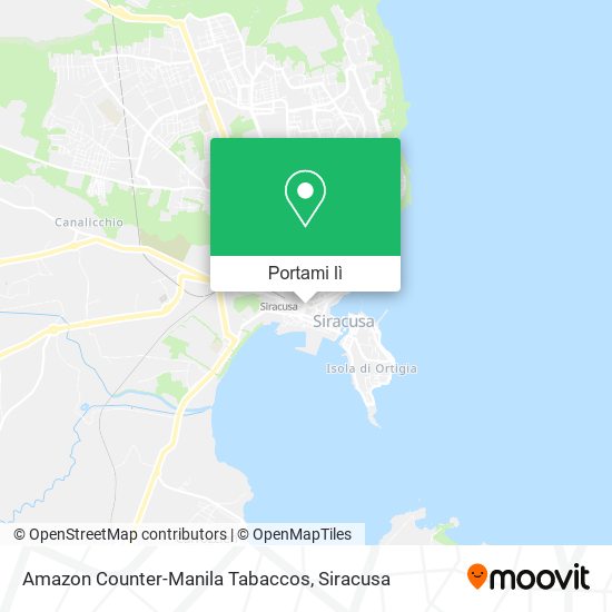 Mappa Amazon Counter-Manila Tabaccos