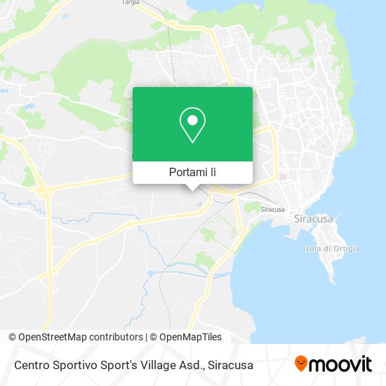 Mappa Centro Sportivo Sport's Village Asd.