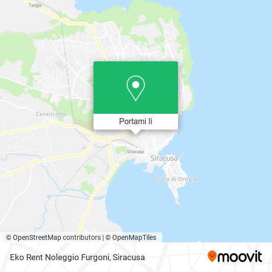 Mappa Eko Rent Noleggio Furgoni