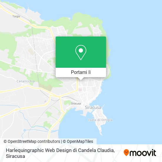 Mappa Harlequingraphic Web Design di Candela Claudia