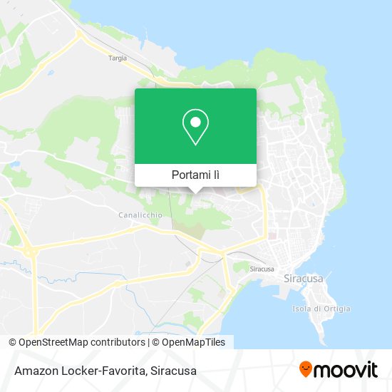 Mappa Amazon Locker-Favorita