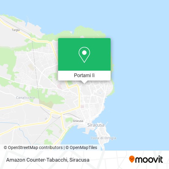 Mappa Amazon Counter-Tabacchi