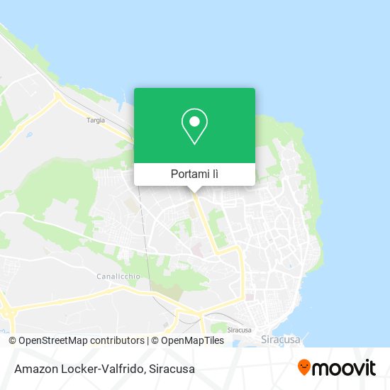 Mappa Amazon Locker-Valfrido