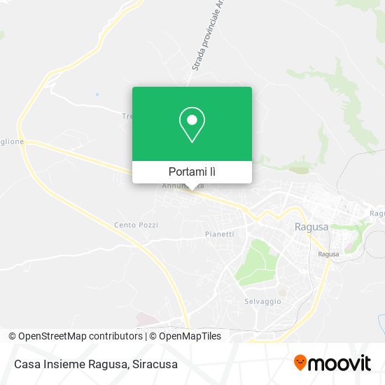 Mappa Casa Insieme Ragusa