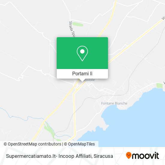 Mappa Supermercatiamato.It- Incoop Affiliati