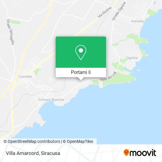 Mappa Villa Amarcord