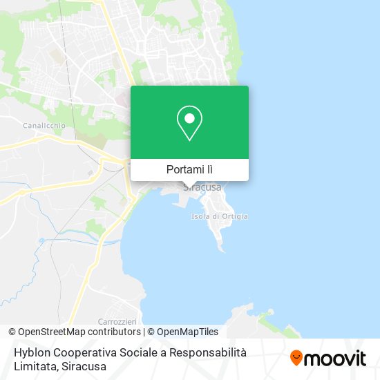 Mappa Hyblon Cooperativa Sociale a Responsabilità Limitata