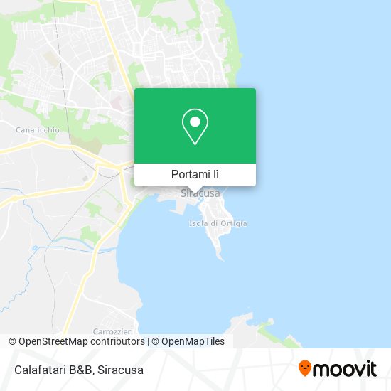 Mappa Calafatari B&B