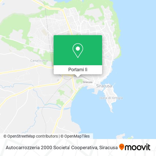 Mappa Autocarrozzeria 2000 Societa' Cooperativa