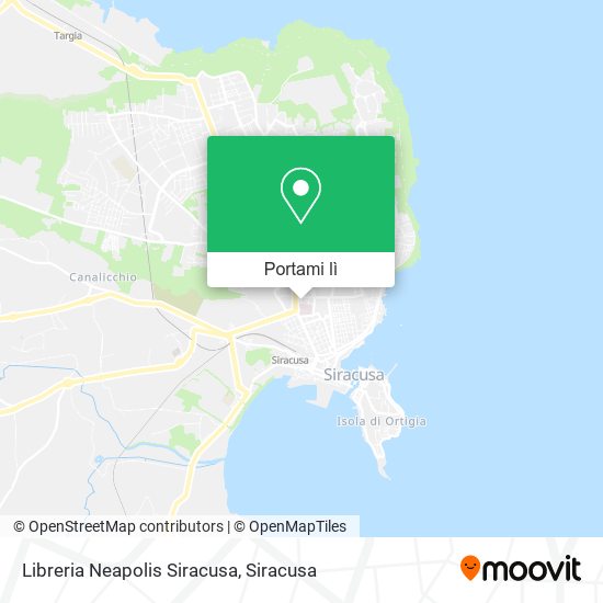 Mappa Libreria Neapolis Siracusa