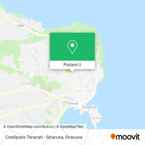 Mappa Credipass Teracati - Siracusa