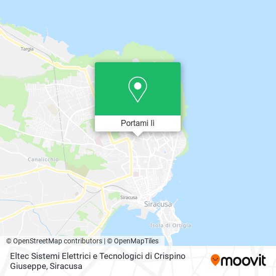 Mappa Eltec Sistemi Elettrici e Tecnologici di Crispino Giuseppe