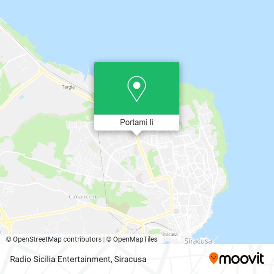 Mappa Radio Sicilia Entertainment