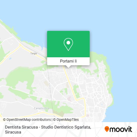 Mappa Dentista Siracusa - Studio Dentistico Sgarlata