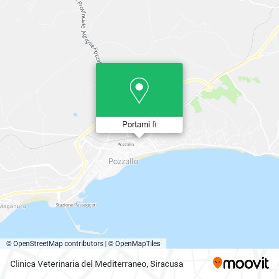 Mappa Clinica Veterinaria del Mediterraneo
